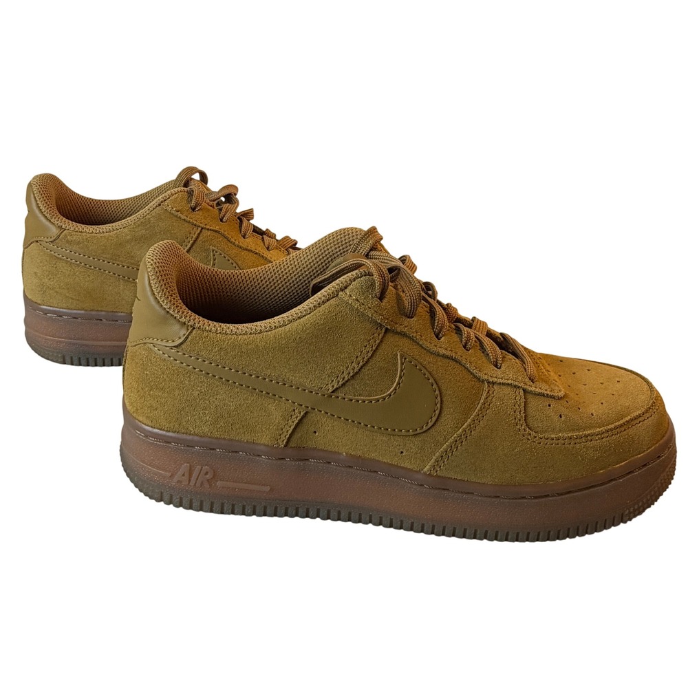 Nike Air Force 1 LV8 3 Wheat Suede Gum GS 5.5Y Women's 7 BQ5485-700